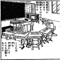 [ろう学校の教室の風景]