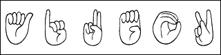[WaveJSLの指文字フォント図]