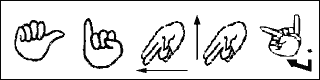 [指文字明体フォント図]